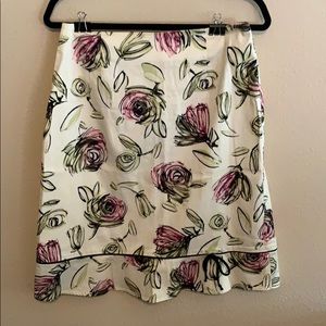 Floral print skirt